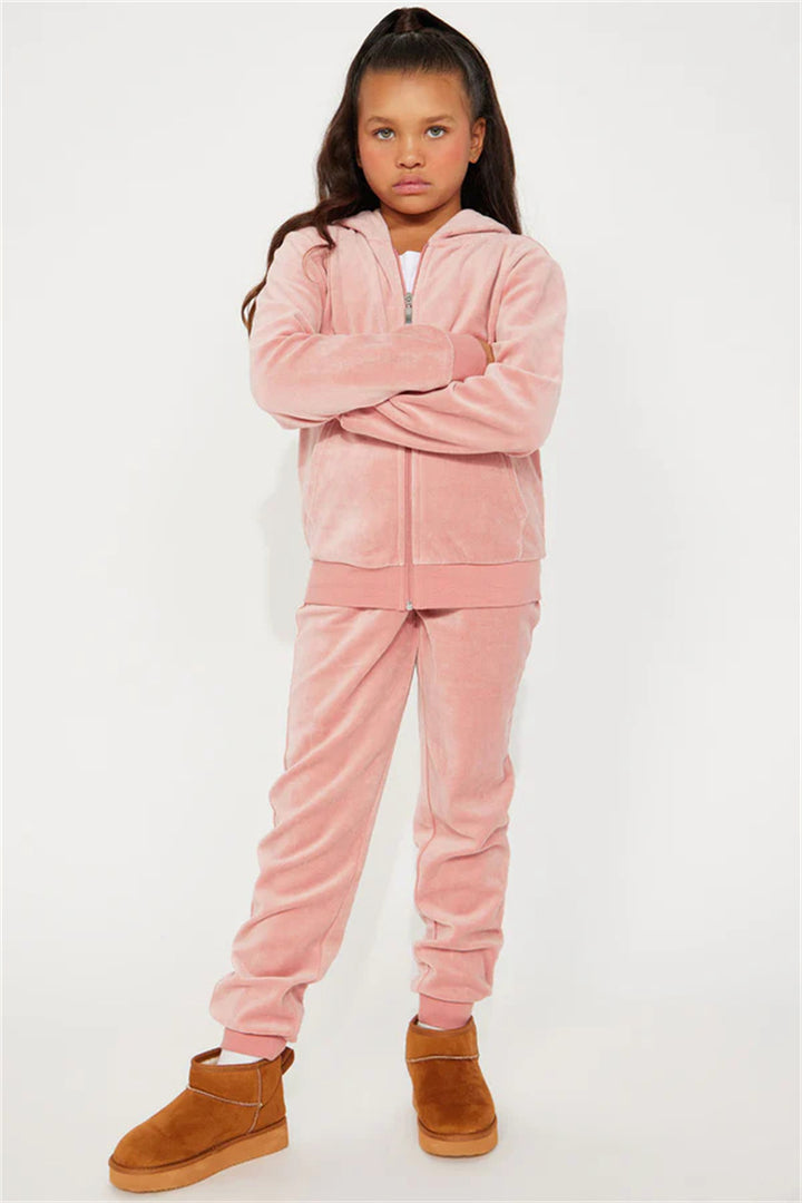 Damer modernt loungewear-set i mysigt fleece Mirla-Eva Jonsson