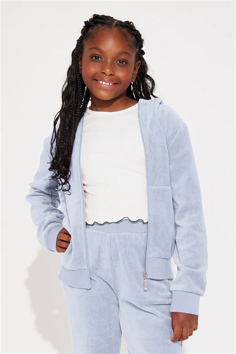 Damer modernt loungewear-set i mysigt fleece Mirla-Eva Jonsson
