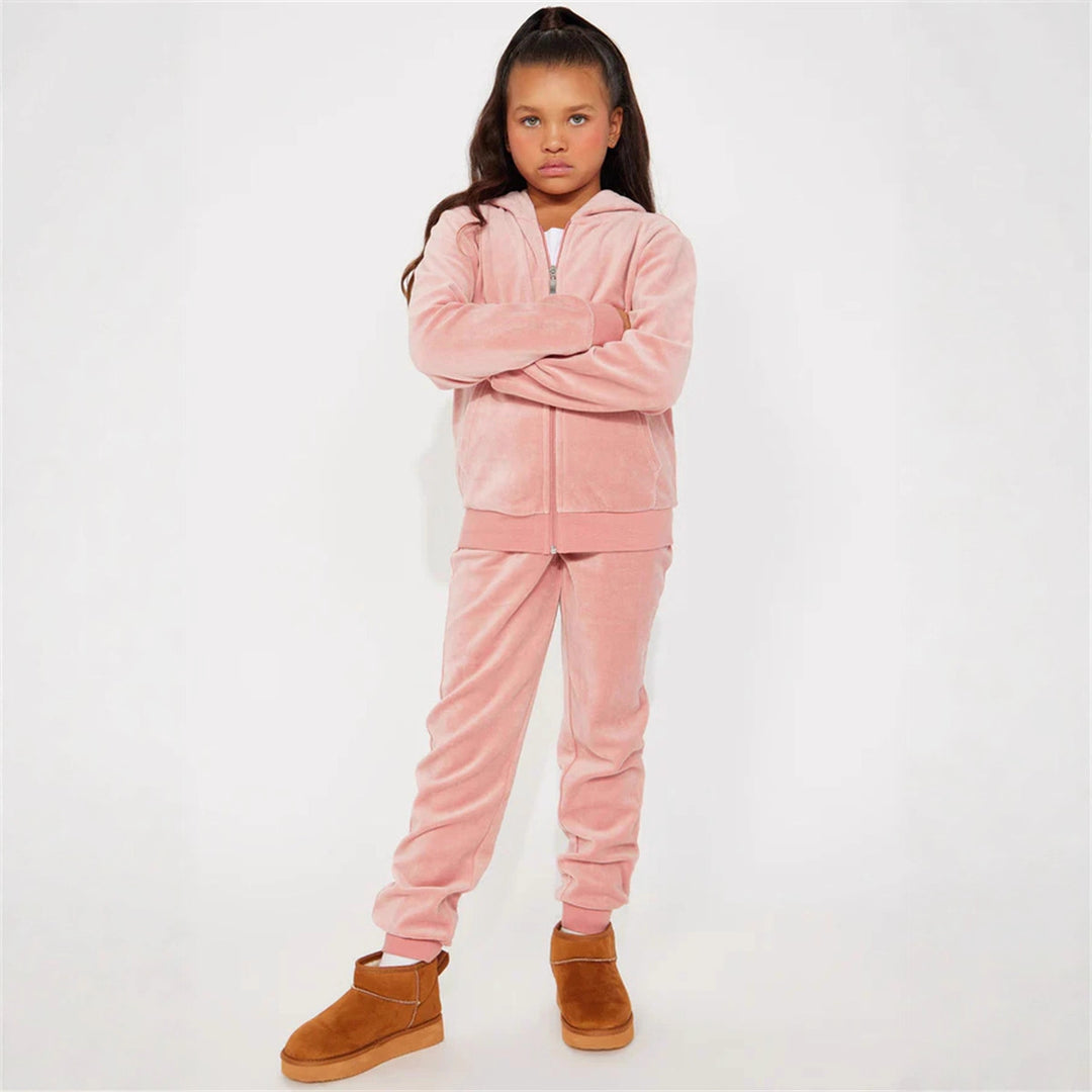 Damer modernt loungewear-set i mysigt fleece Mirla-Eva Jonsson
