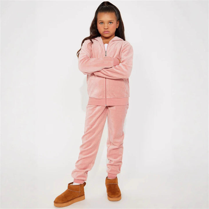 Damer modernt loungewear-set i mysigt fleece Mirla-Eva Jonsson