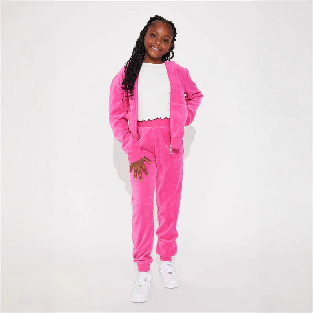 Damer modernt loungewear-set i mysigt fleece Mirla-Eva Jonsson