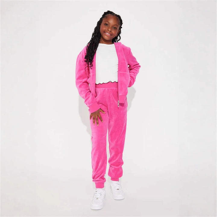 Damer modernt loungewear-set i mysigt fleece Mirla-Eva Jonsson