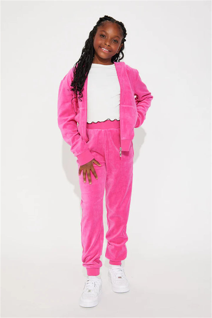 Damer modernt loungewear-set i mysigt fleece Mirla-Eva Jonsson