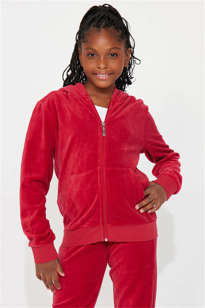 Damer modernt loungewear-set i mysigt fleece Mirla-Eva Jonsson