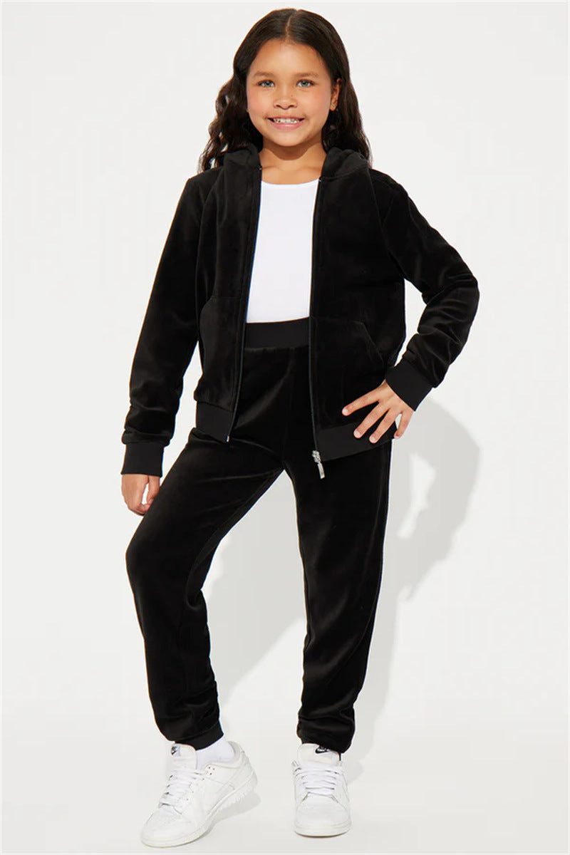 Damer modernt loungewear-set i mysigt fleece Mirla-Eva Jonsson