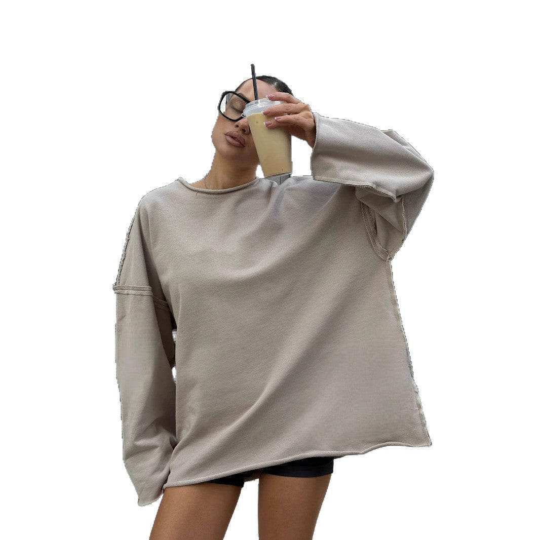 Damer modernt och avslappnat sweatshirt Eva Jonsson-Eva Jonsson