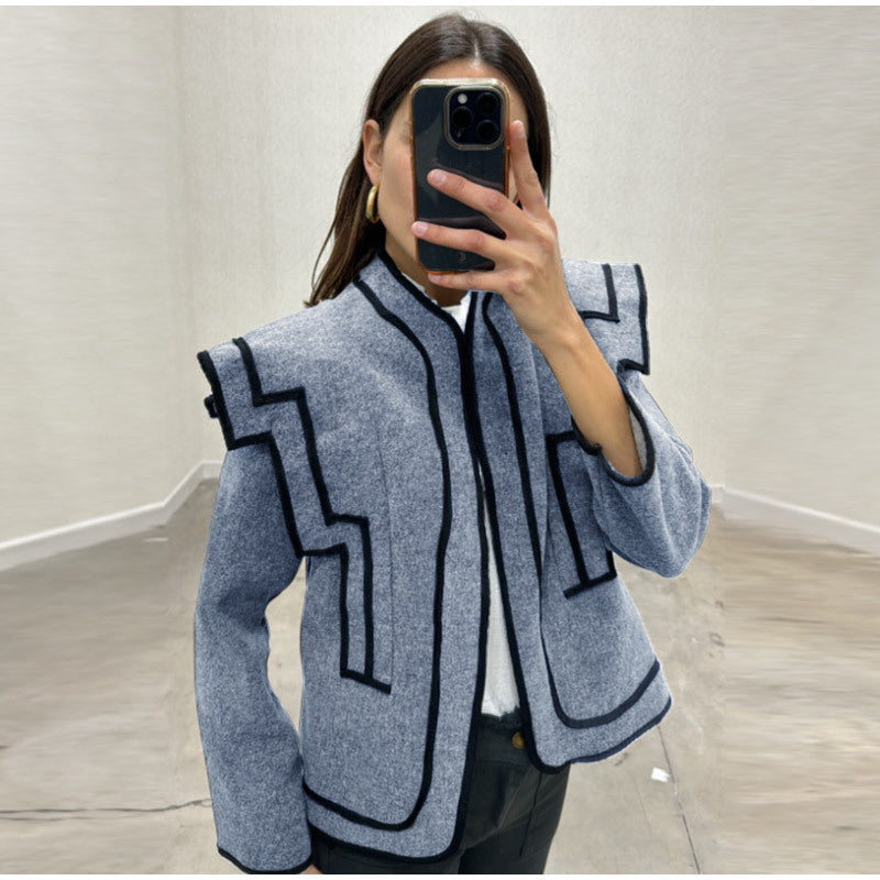 Damer modeshulljacka med markant design Mirla-Eva Jonsson