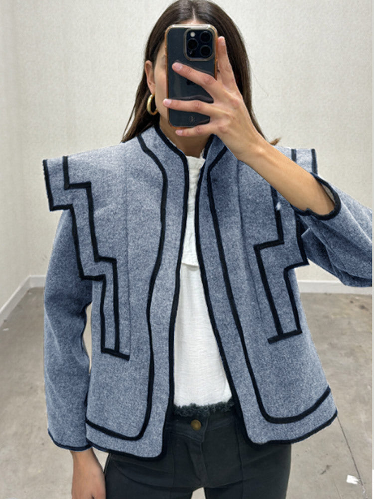 Damer modeshulljacka med markant design Mirla-Eva Jonsson