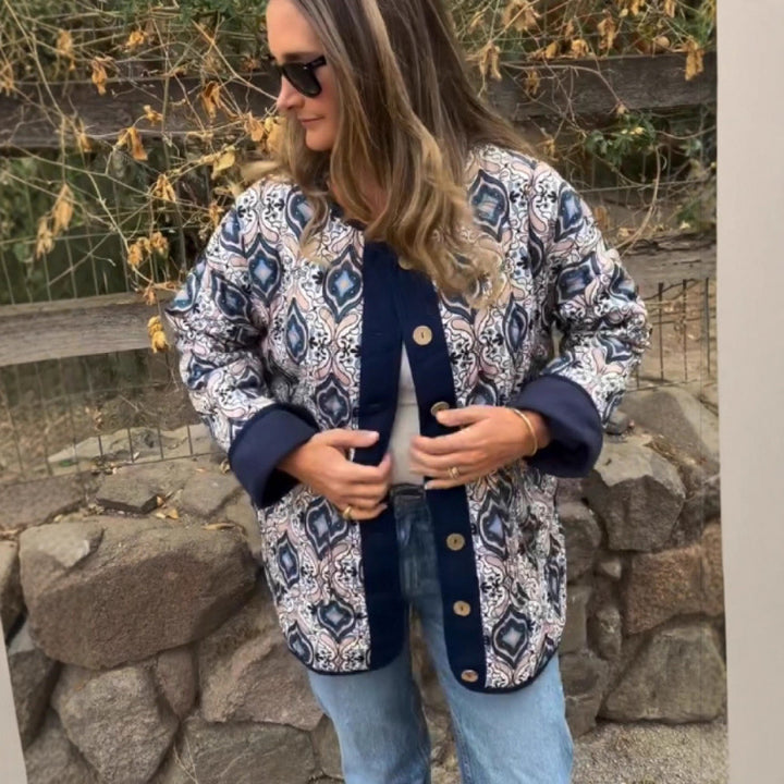 Damer modetrend bomberjacka i etnostil Eva Jonsson-Eva Jonsson