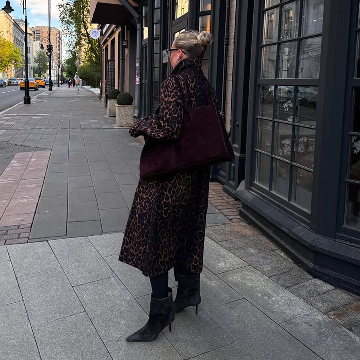 Damer modetrend djurtryck trenchcoat Mirla-Eva Jonsson