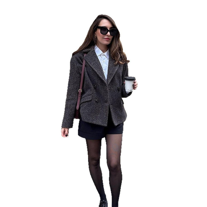 Damer modetrend dubbelknäppt blazer Mirla-Eva Jonsson