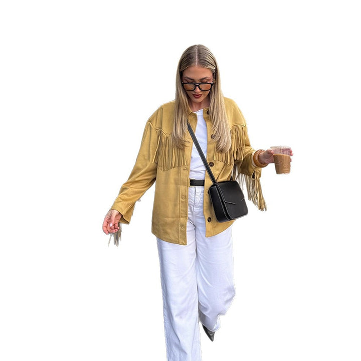 Damer modetrend fransjacka Eva Jonsson-Eva Jonsson