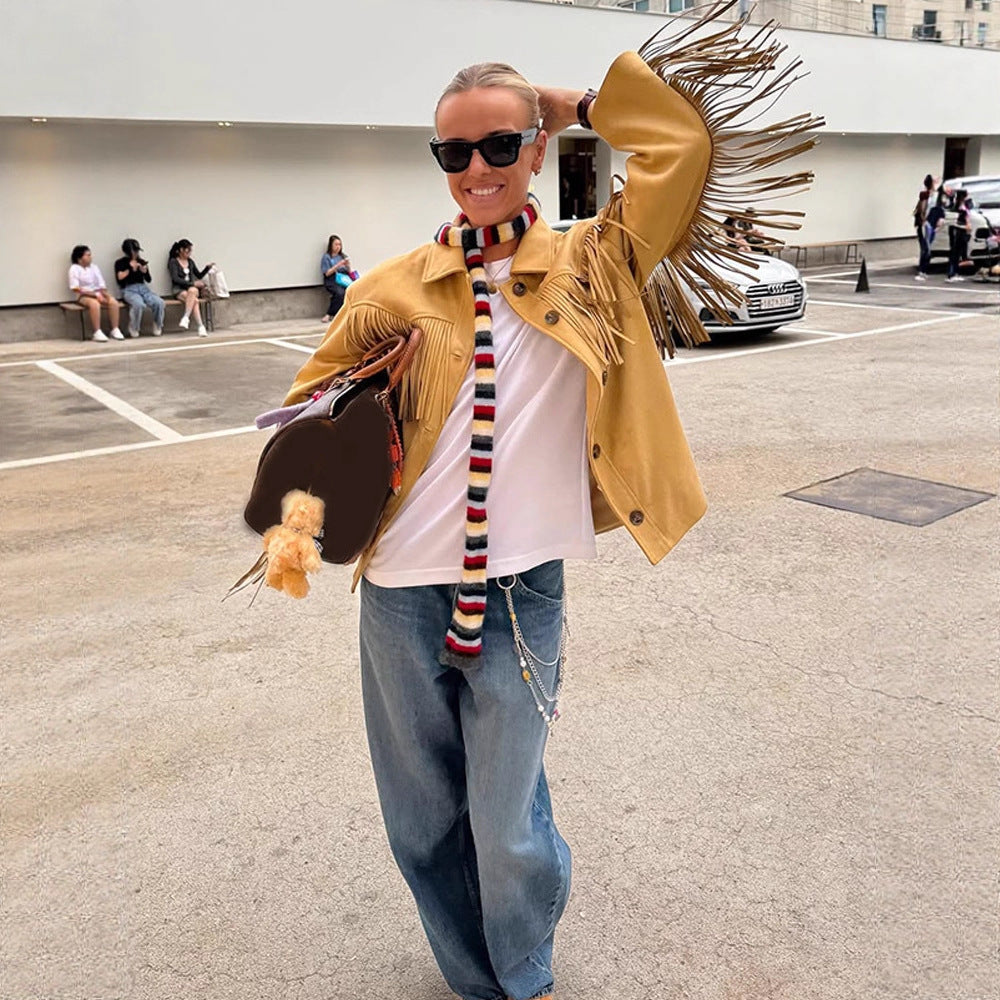 Damer modetrend fransjacka Eva Jonsson-Eva Jonsson