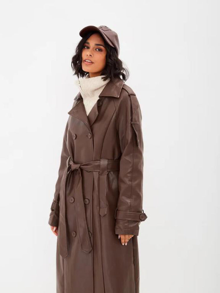Damer modetrend trenchcoat med bälte Mirla-Eva Jonsson