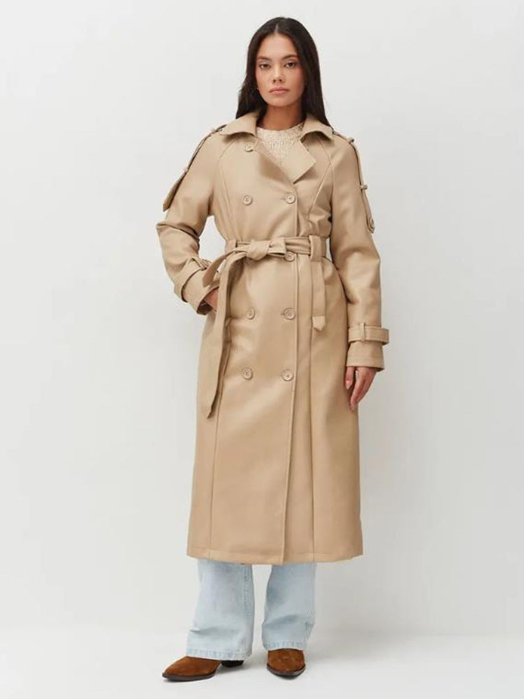 Damer modetrend trenchcoat med bälte Mirla-Eva Jonsson