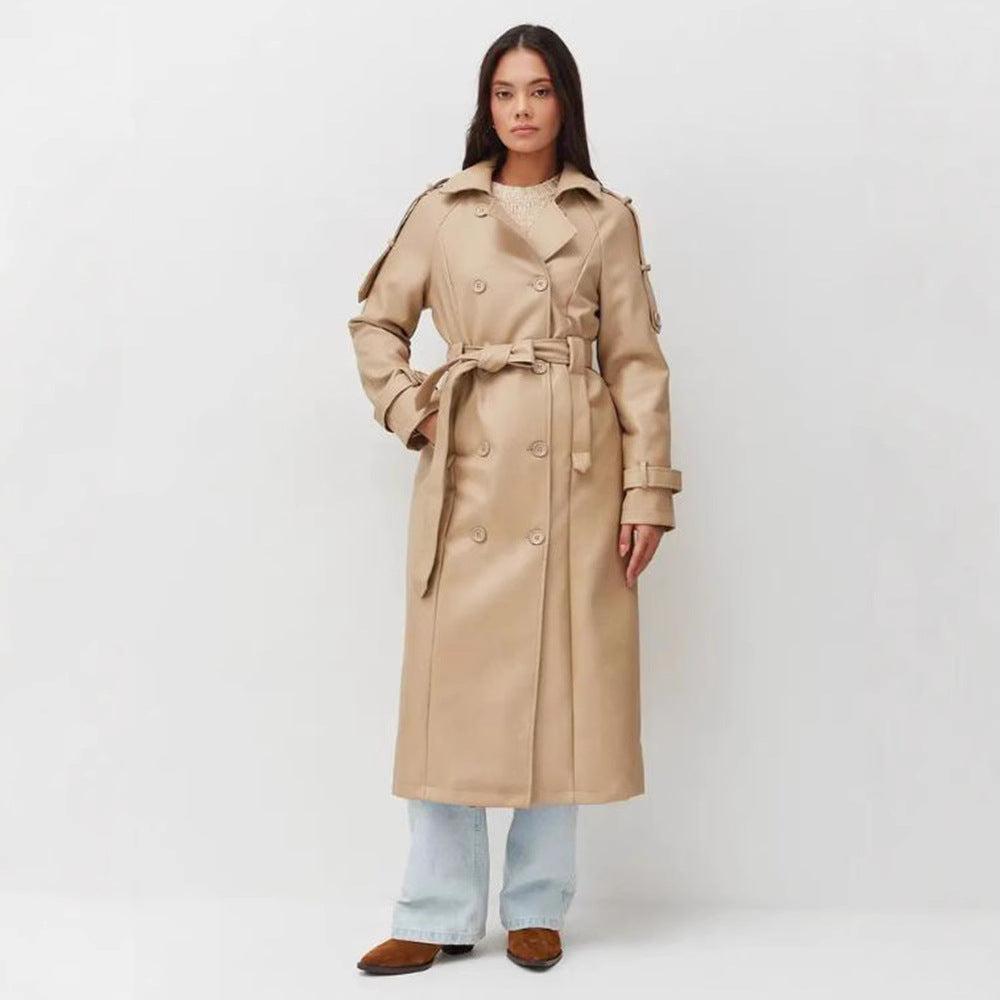 Damer modetrend trenchcoat med bälte Mirla-Eva Jonsson