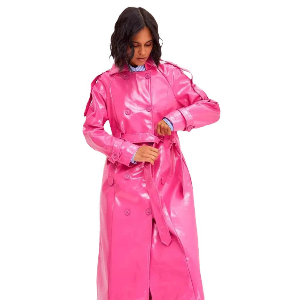 Damer modetrend trenchcoat med bälte Mirla-Eva Jonsson