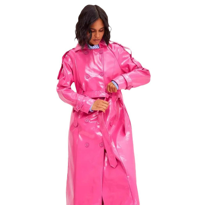 Damer modetrend trenchcoat med bälte Mirla-Eva Jonsson