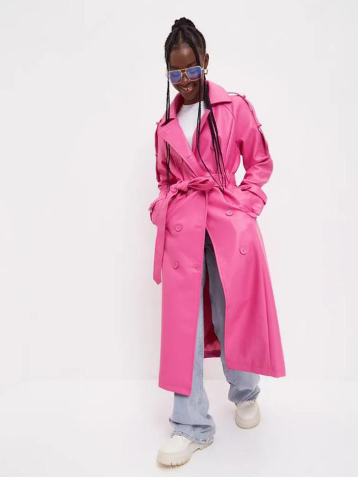 Damer modetrend trenchcoat med bälte Mirla-Eva Jonsson