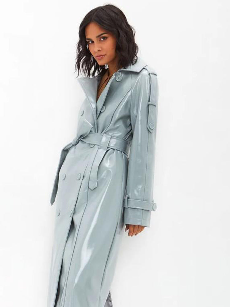 Damer modetrend trenchcoat med bälte Mirla-Eva Jonsson
