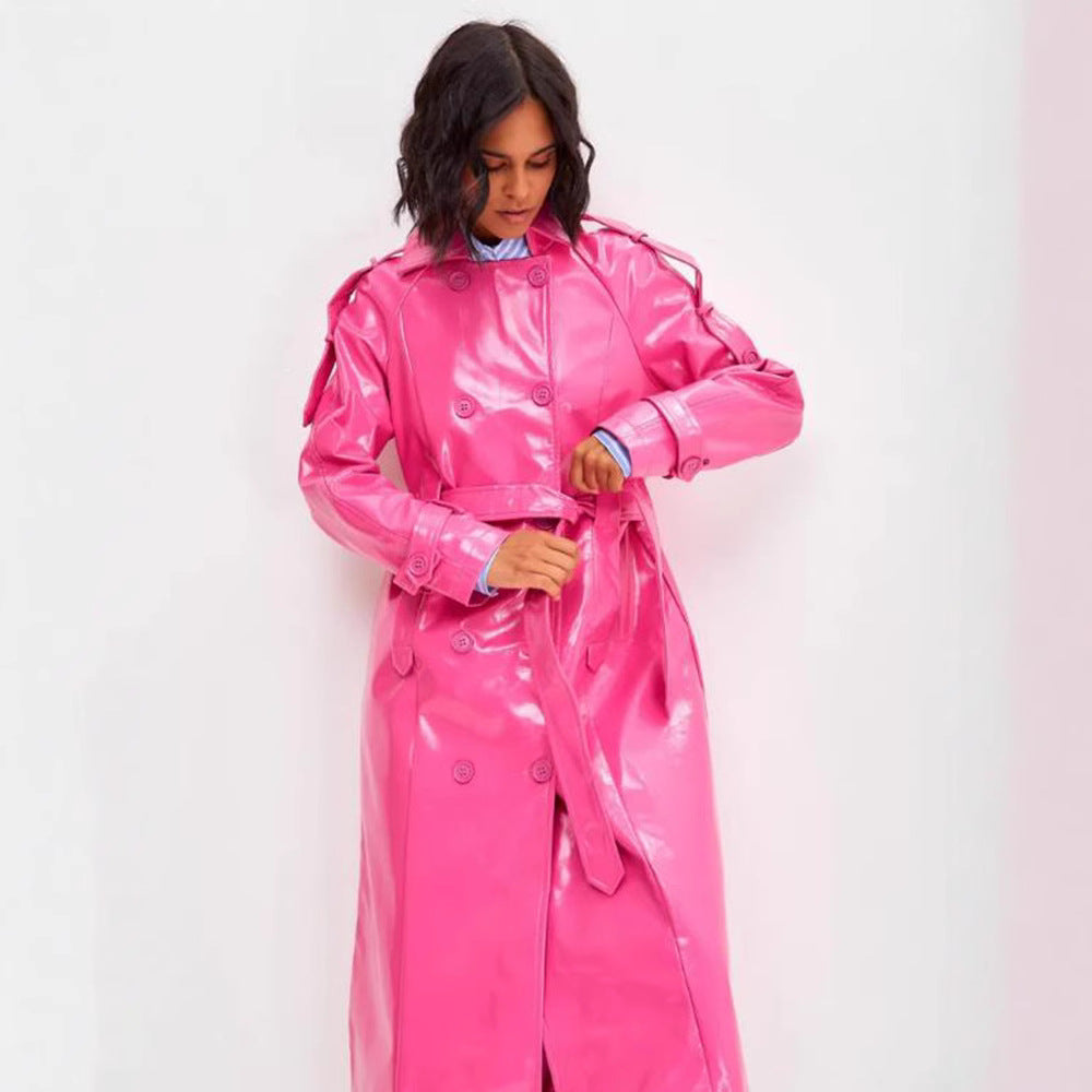 Damer modetrend trenchcoat med bälte Mirla-Eva Jonsson