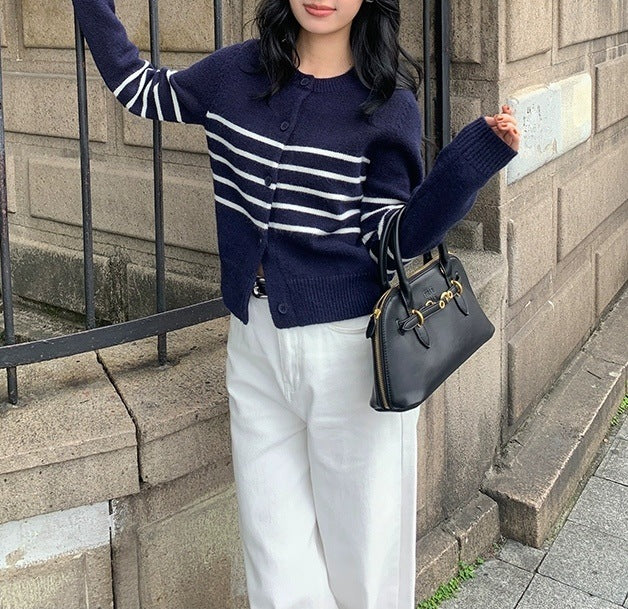Damer modetrendig stickad cardigan Mirla-Eva Jonsson