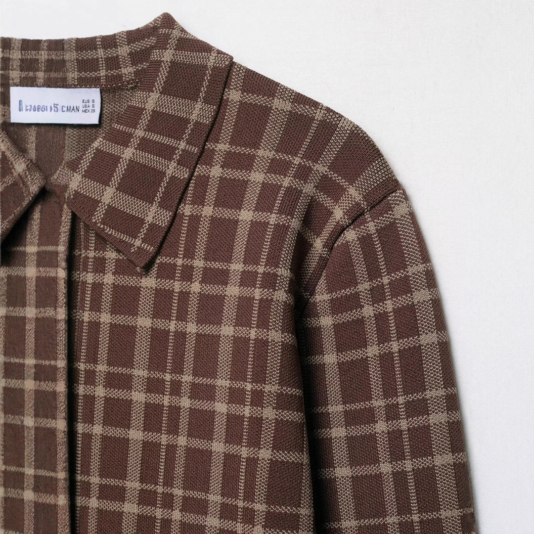 Damer modetröja Karojacka Eva Jonsson-Eva Jonsson