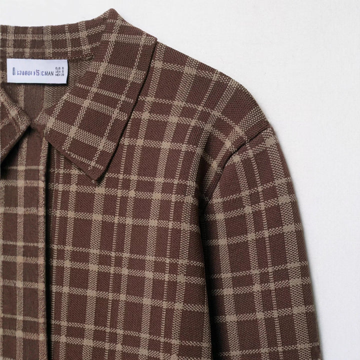 Damer modetröja Karojacka Eva Jonsson-Eva Jonsson