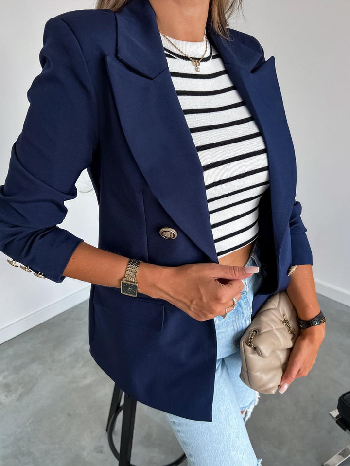Damer modig blazer med dubbel knapprad Mirla-Eva Jonsson
