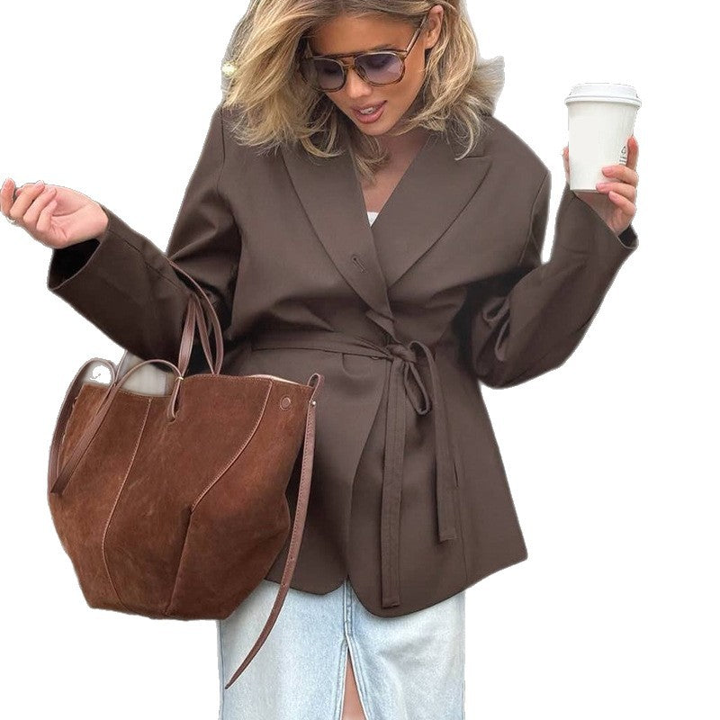 Damer modig, figursydd blazer Mirla-Eva Jonsson