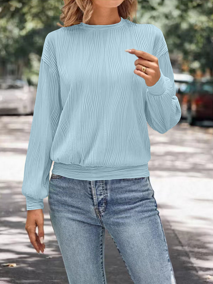 Damer modig struktur-sweatshirt Mirla-Eva Jonsson