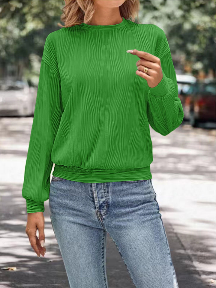 Damer modig struktur-sweatshirt Mirla-Eva Jonsson