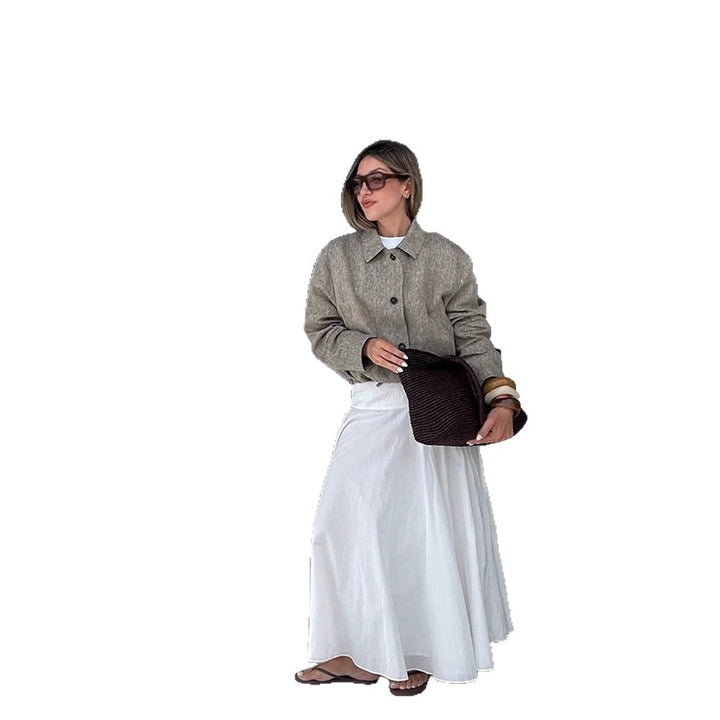 Damer modisch Oversized-jacka med strukturerad tyg Mirla-Eva Jonsson