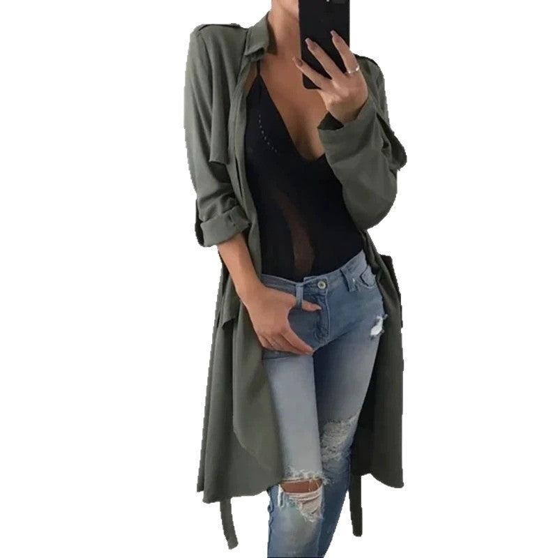 Damer modisch trenchcoat Mirla-Eva Jonsson