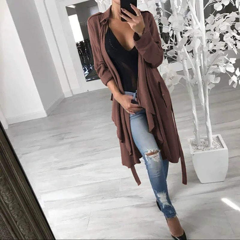 Damer modisch trenchcoat Mirla-Eva Jonsson