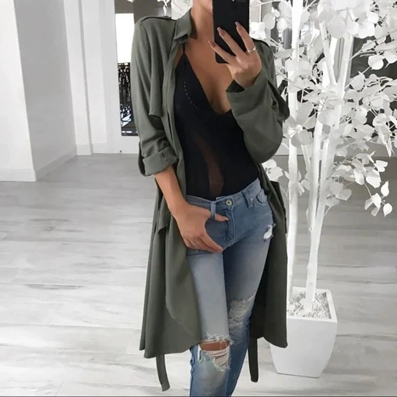 Damer modisch trenchcoat Mirla-Eva Jonsson