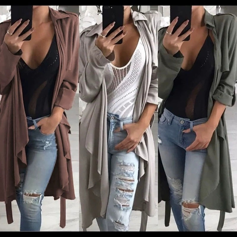 Damer modisch trenchcoat Mirla-Eva Jonsson