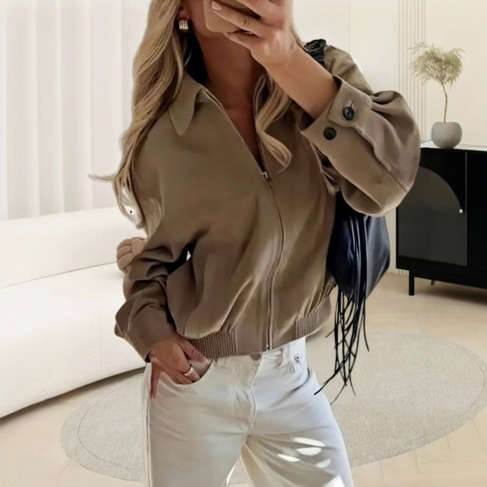 Damer modische Blousonjacka med praktiska fickor Mirla-Eva Jonsson