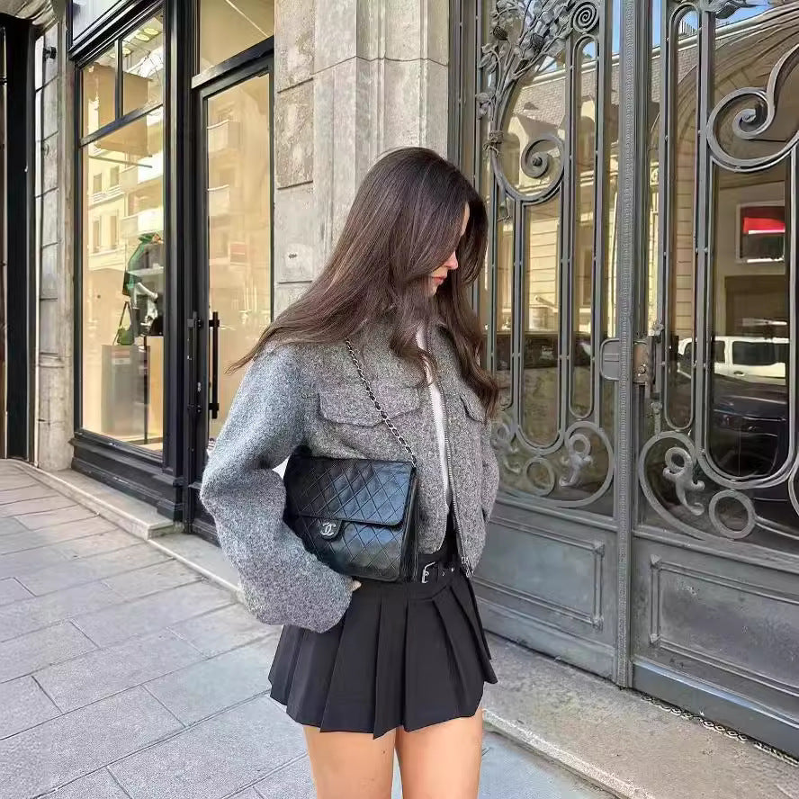 Damer modische cropped Ulljacka Mirla-Eva Jonsson