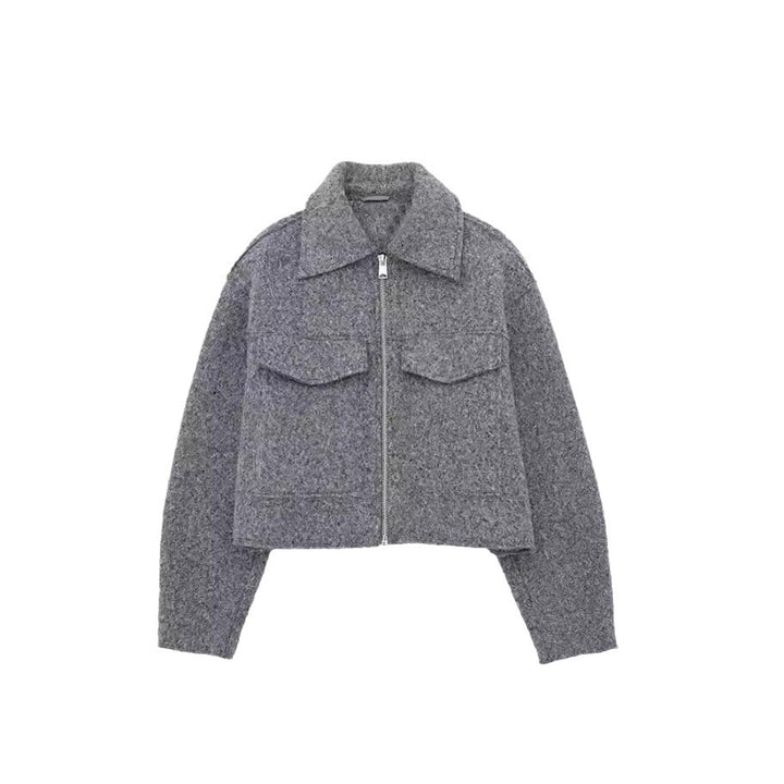 Damer modische cropped Ulljacka Mirla-Eva Jonsson