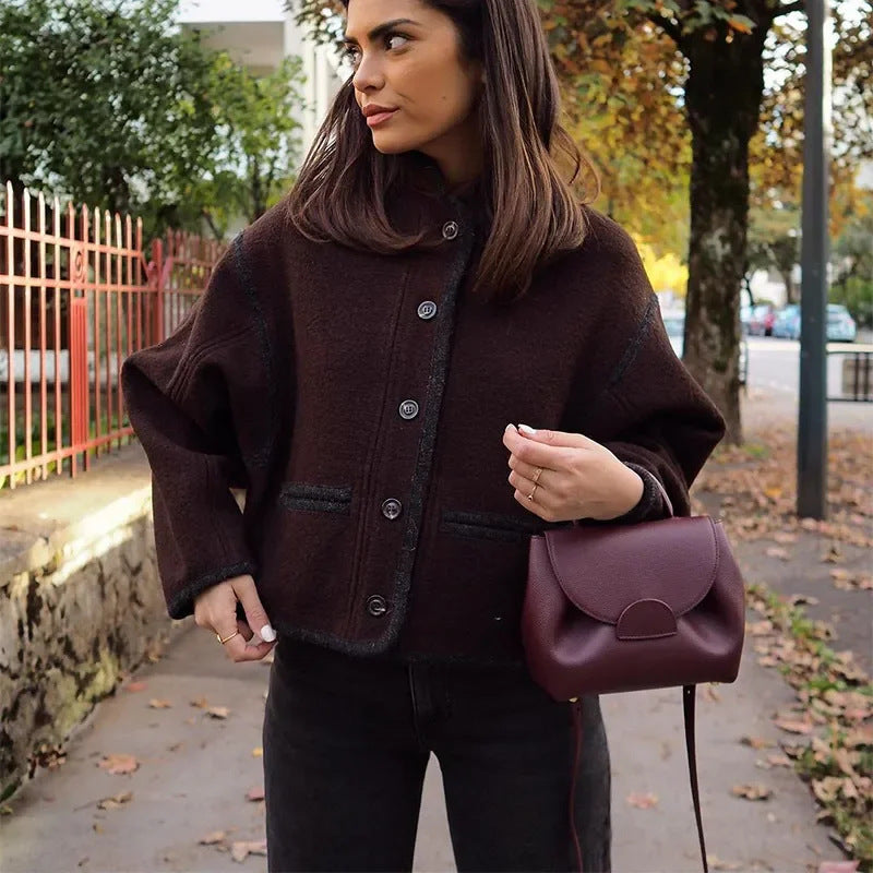Damer modische oversized Ulljacka Mirla-Eva Jonsson