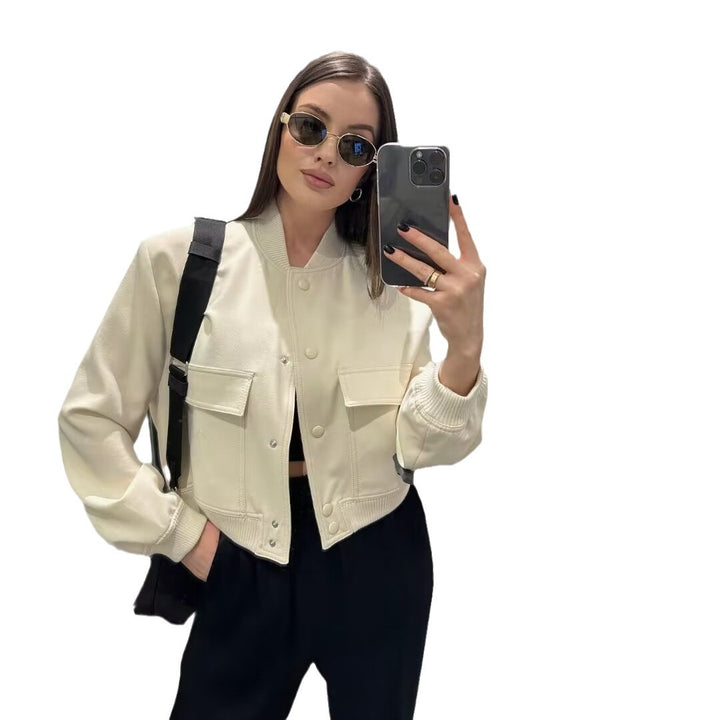 Damer modischer Utility-jacka med praktiska fickor och elegant snitt Mirla-Eva Jonsson