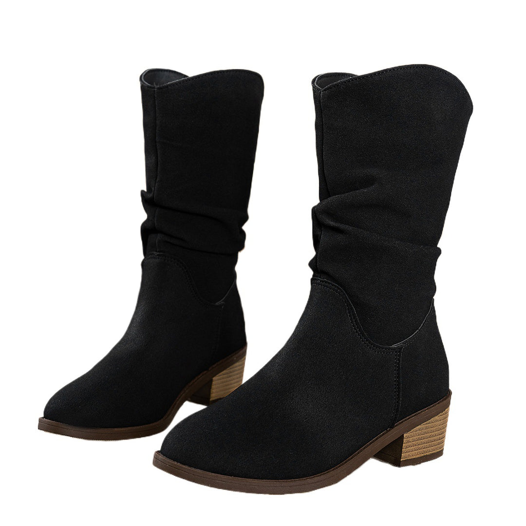 Damer modiska stövlar med bekväm, mjuk sula och avslappnad design Eva Jonsson-Eva Jonsson