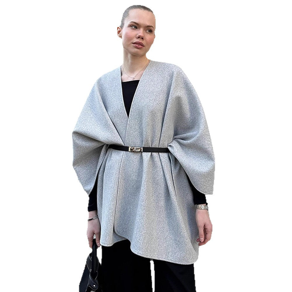 Damer modiskt Capeshirt med asymmetrisk design Mirla-Eva Jonsson