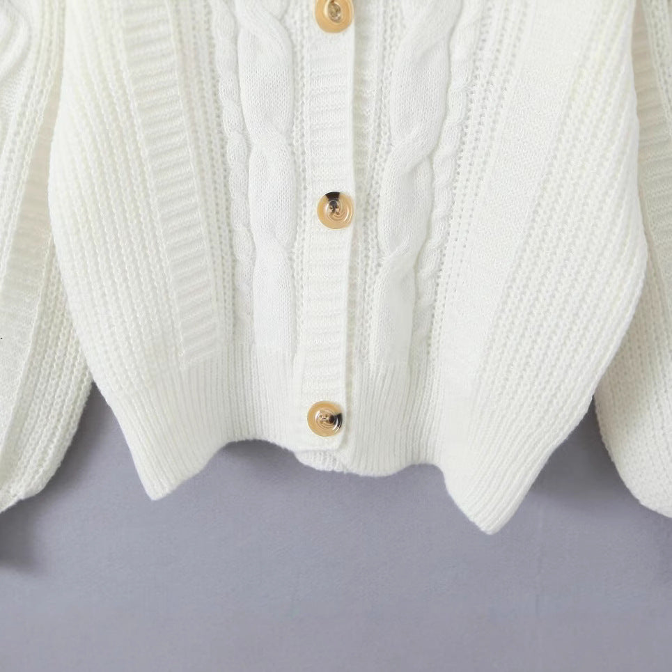 Damer mysig cardigan med V-hals Mirla-Eva Jonsson