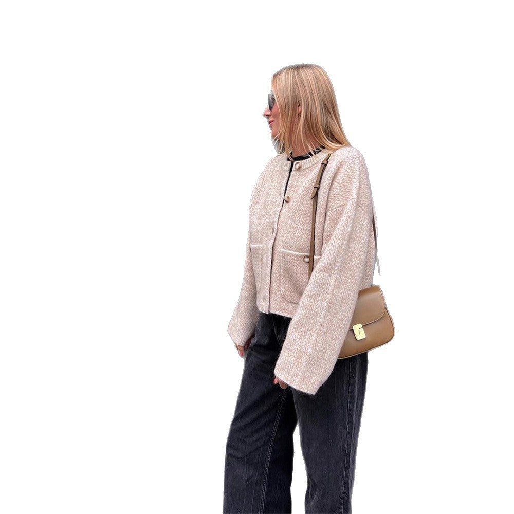Damer mysig cardigan med eleganta knapppdetaljer Mirla-Eva Jonsson