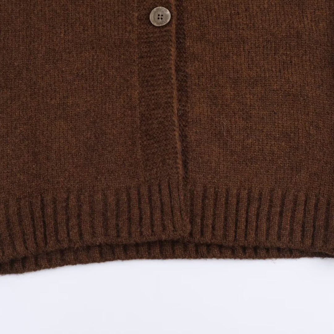 Damer mysig cardigan med knappar Eva Jonsson-Eva Jonsson