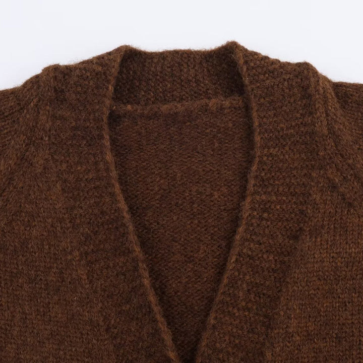 Damer mysig cardigan med knappar Eva Jonsson-Eva Jonsson