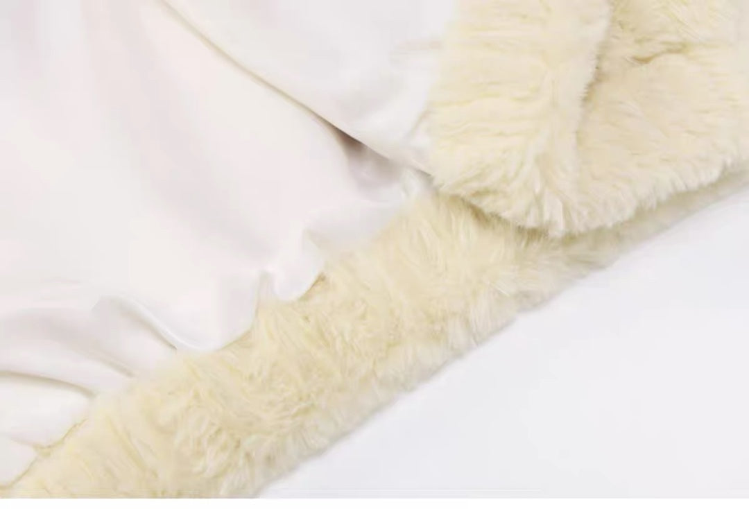 Damer mysig fleecejacka med oversized passform Mirla-Eva Jonsson