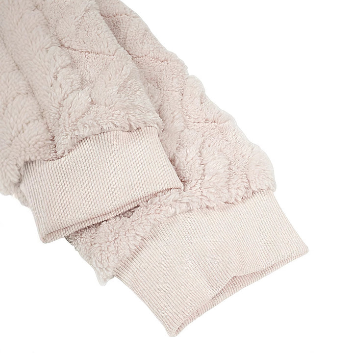 Damer mysig hoodie-jacka i mjukt teddy-fleece Mirla-Eva Jonsson